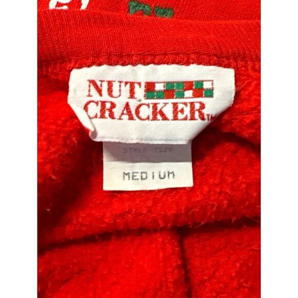 Christmas Bear Sweatshirt VINTAGE Nutcracker 1991 Bears Trees Red Green Medium - Picture 7 of 8